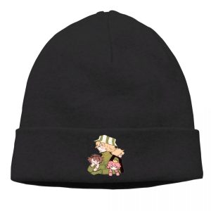 Philza Holding Tommy Techno And Wilbur Bonnet Outdoor Knitting Hat Dream SMP Boy Anime Skullies Beanies - Philza Merch