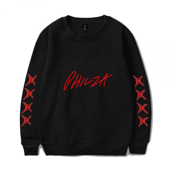 Streetwear ph1lzA Merch Round Collar Sweatshirt 2021 New Arrival O neck Long Fashion Pullovers 4 - Philza Merch