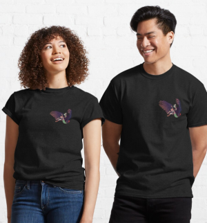 philza-t-shirts-fly-high-bird-man-classic-t-shirt